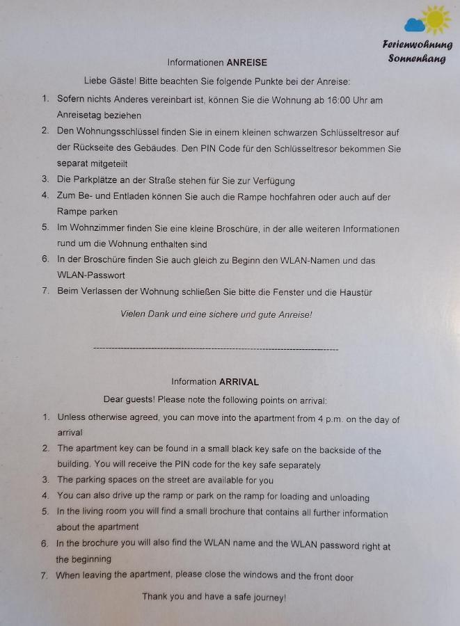 Ferienwohnung Sonnenhang Rudenau Bagian luar foto